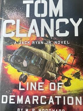 Tom Clancy "Line of Demarcation" Hardback - Military Thriller